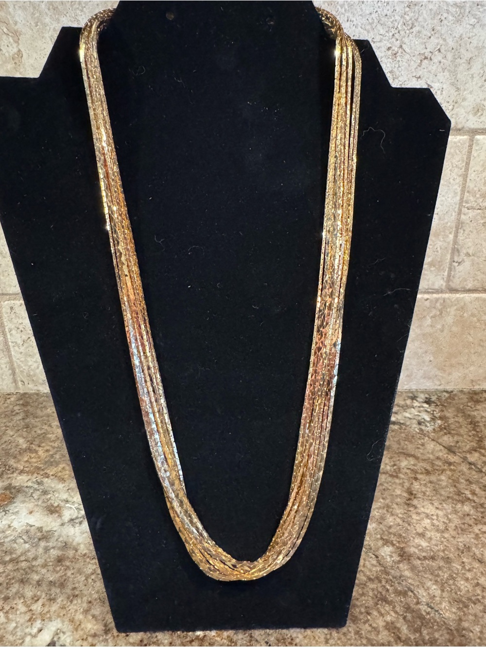 Gold Multi-Strand Women’s Necklace